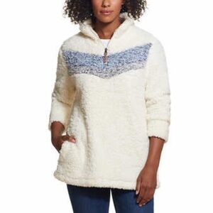 THE ORIGINAL WEATHERPROOF Women’s Sherpa Quarter Zip Fleece-Lined Pullover